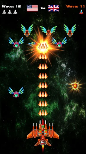 Gameplay screenshot 2 from Galaxy Attack: Shooting Game - Arcade game