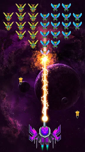 Gameplay screenshot 3 from Galaxy Attack: Shooting Game - Arcade game